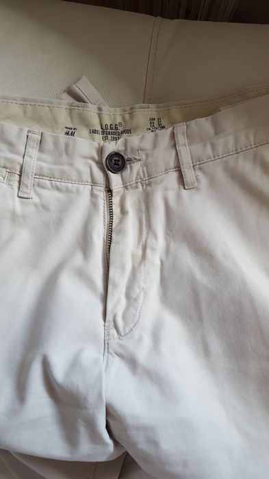 Calças Homem Cor Creme NOVAS