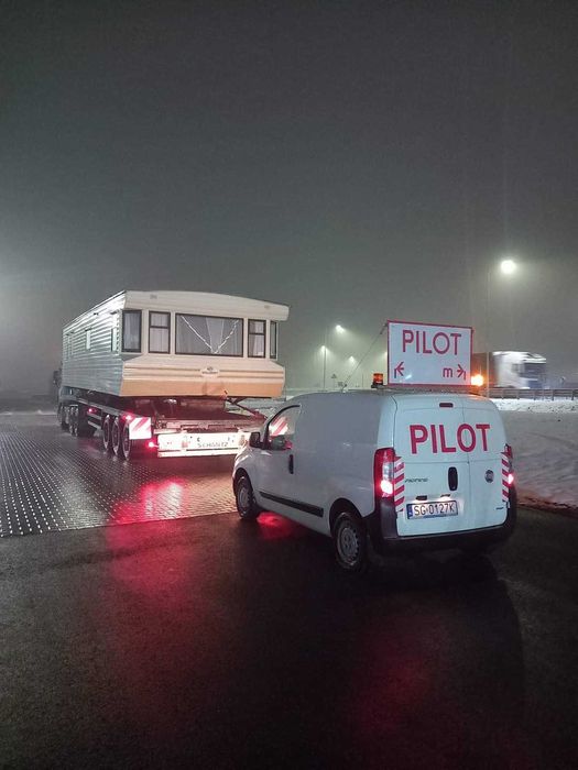 Transport domków holenderskich z hds  HDS gabaryty dłużyca burtówka