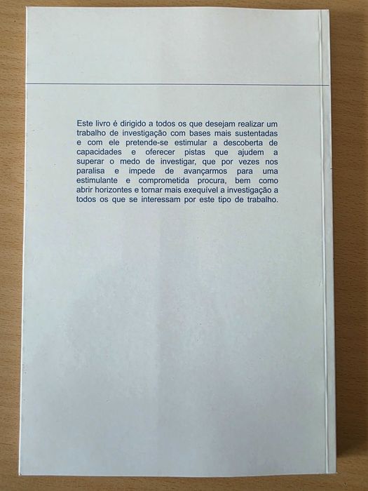 Livro "Investigação Científica" de Maria José dos Santos Cunha