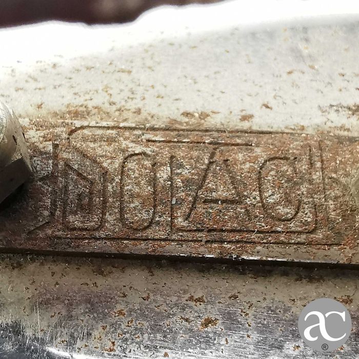 Conjunto de 3 pequenos ferros de engomar de viagem anos 40 / 50