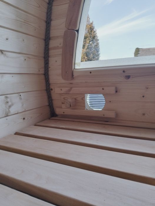 Sauna ogrodowa 3x2m