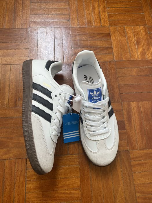 Adidas samba branco e preto