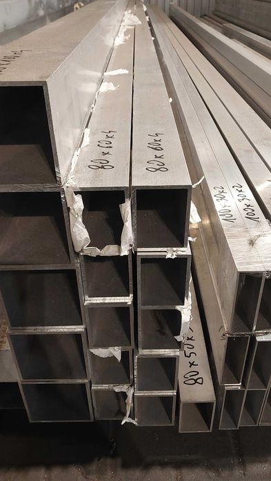 Profil aluminiowy, aluminium 80x60x4,0mm gat.6060/ PA38, Bytom