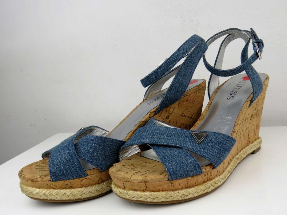 Guess sandały na koturnie r 37,5 -50%
