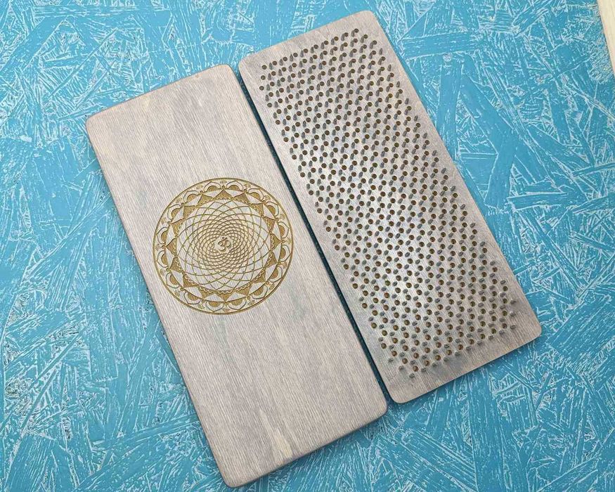Доска Садху! Уценка. 10мм. Цветок жизни. Йога.