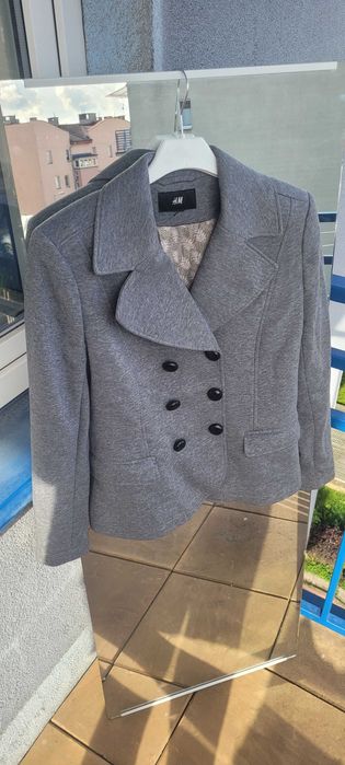 Marynarka żakiet H&M szara