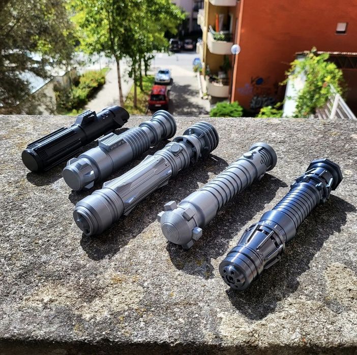 Impressão 3D - Sabres de Luz Star Wars Extensíveis