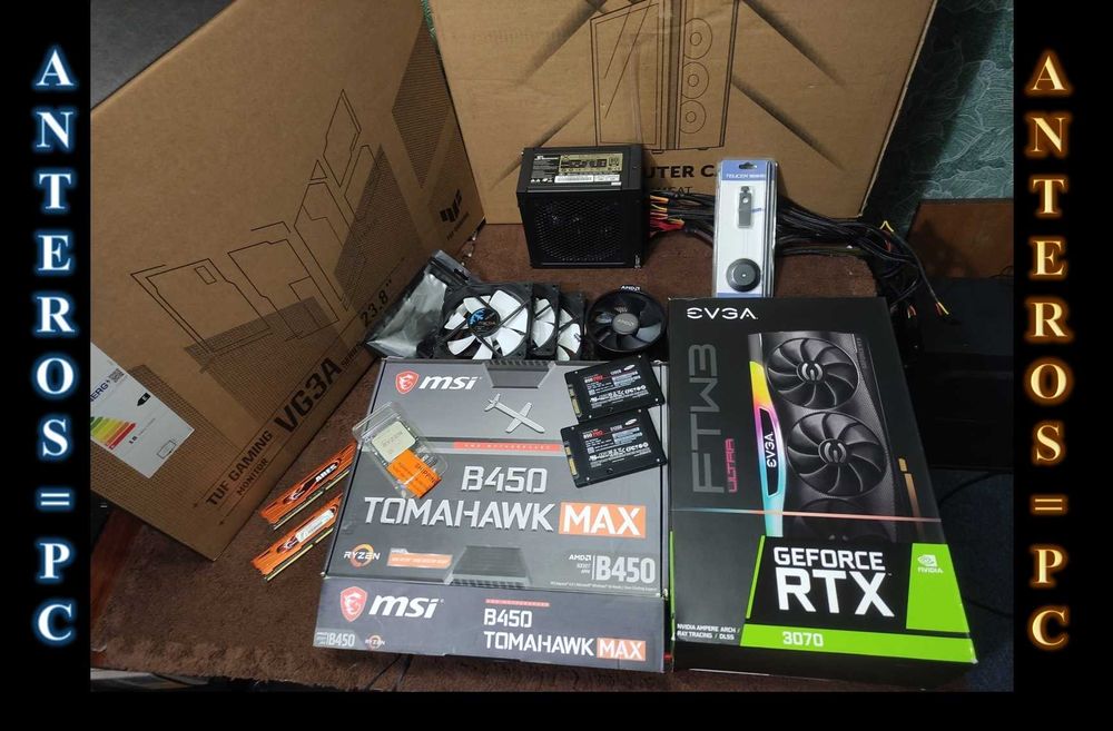 "Anteros PC" YouTube - на різний бюджет - від 10k ₴ (ПК з R5 + rx580)