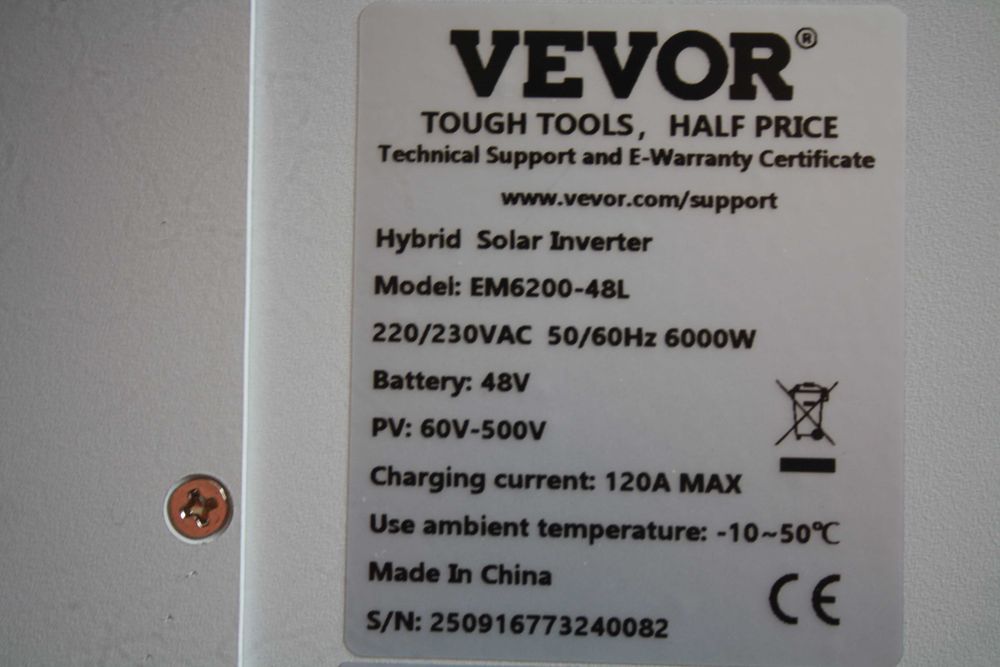 Inversor Hibrido 48V VEVOR