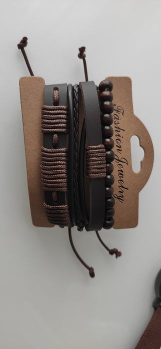 Męski zegarek plus zestaw bransoletek