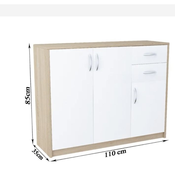 Szafa+komoda dąb sanoma