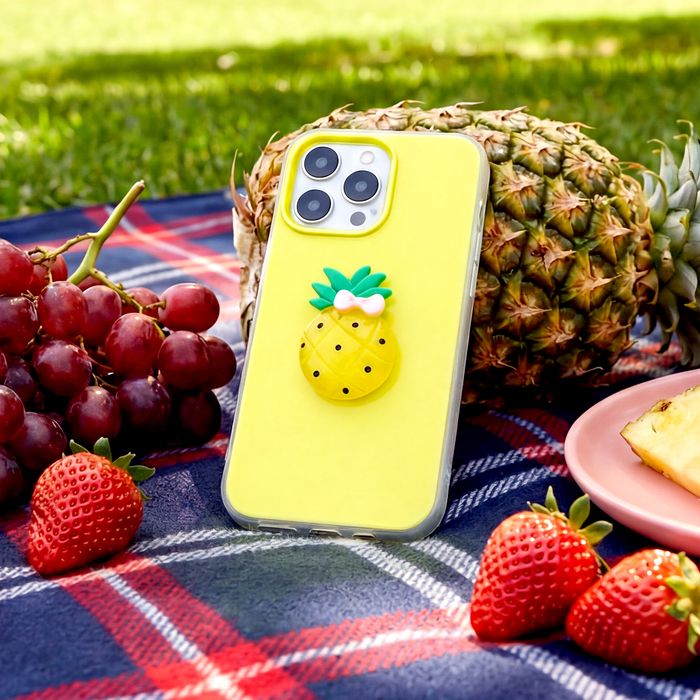 Nakładka Fruit 2in1 do Xiaomi Redmi Note 15 4G (EU) / 5G (EU) żółta