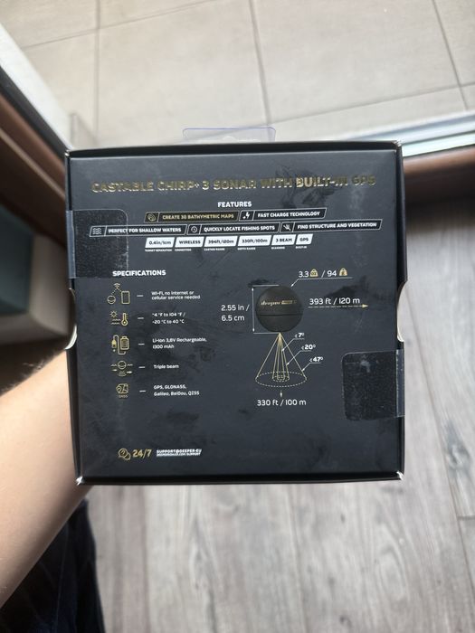 Echosonda deeper chirp +3