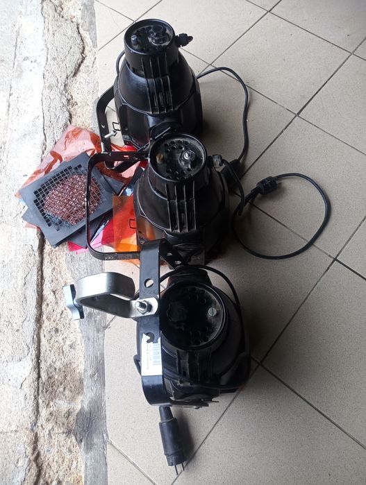 Conjunto de três focos