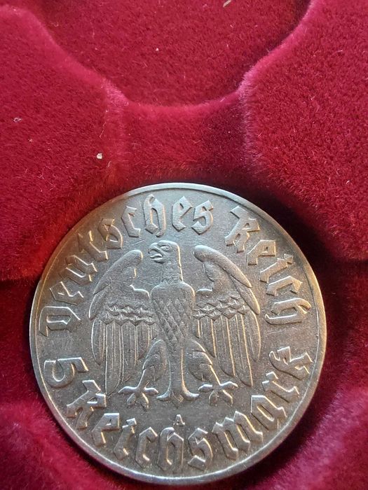 Monety srebrne 2 × 5 Reichsmark 1933 "Martin Luther" – srebro 900, cena za 2 sztuki
