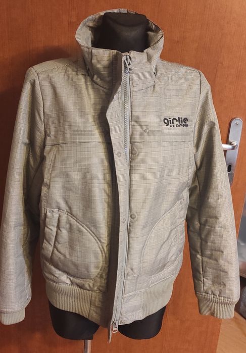 CROPP Kurtka damska młodzieżowa Softshell wzór w kratę rozmiar M