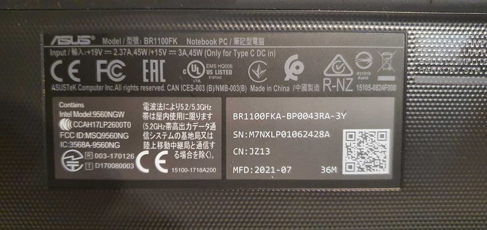 Ноутбук-трансформер Asus 1100BR FKA