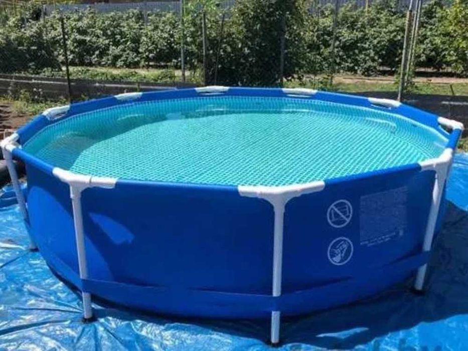 Басейн каркасний круглий для дітей та дорослих 305 x 76см Intex Нові