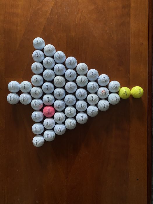 50 bolas de golfe Srixon + oferta 12 Slazenger (62 no total)