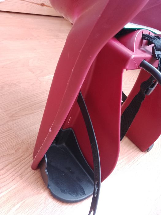 Fotelik rowerowy max 22 kg Elibas GRATIS nakładka Minky
