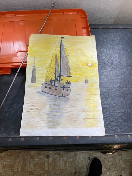 pintura para emoldurar
