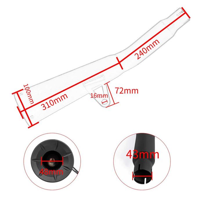 Panela de escape CMX1100 Rebel