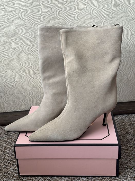 Чоботи lefties весняні з натуральної замші