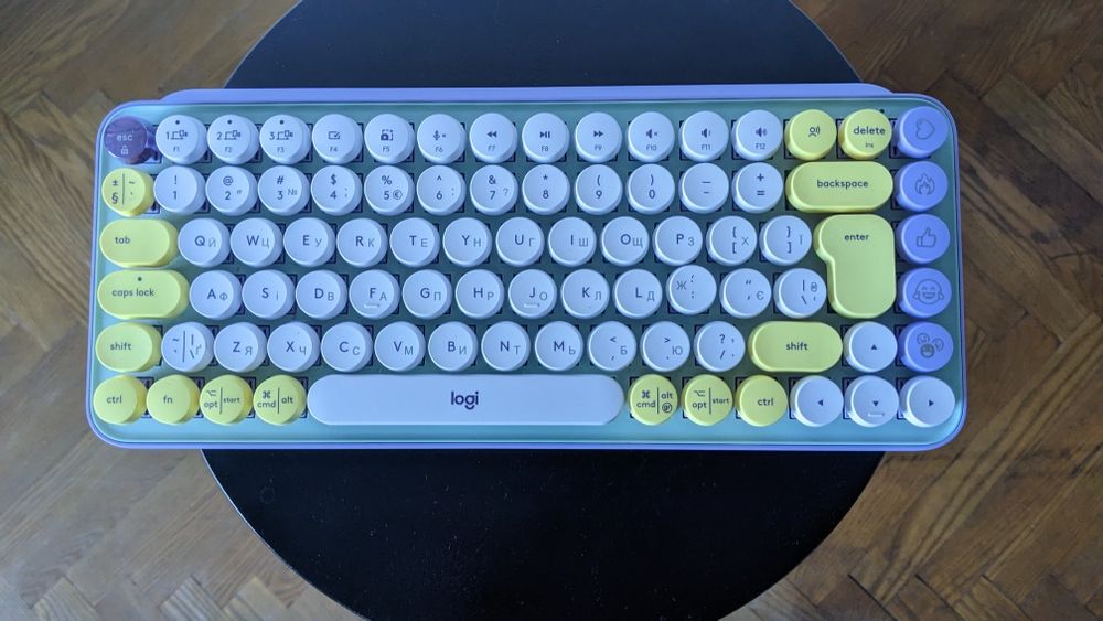 Клавіатура Logitech POP Keys Wireless Mechanical Keyboard Daydream Min