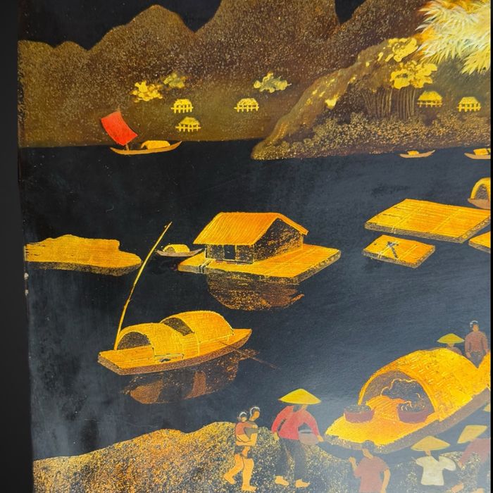 Azjatycki obrazek z laki do powieszenia B5/020118