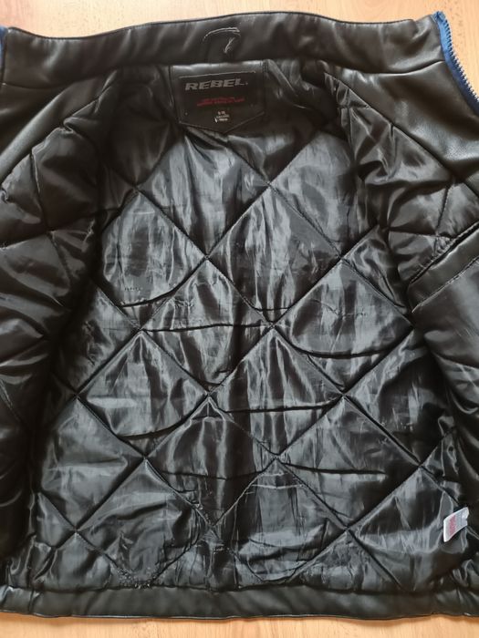 Kurtka chłopięca motocyklowa REBEL rozmiar 140