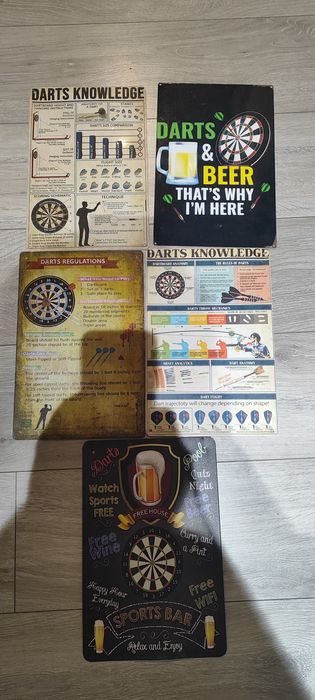 Blaszki dart 30 x 20