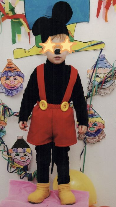 Disfarce de Mickey Mouse 1/2 anos