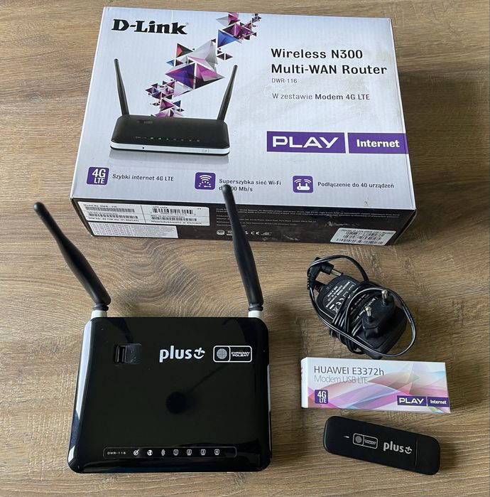 ROUTER D-Link DWR 116 Wi-Fi 300Mbs jak NOWY