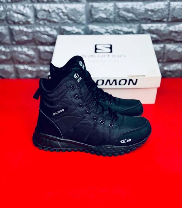 Зимние качественные термо ботинки Salomon/ чоловічі черевики саломон