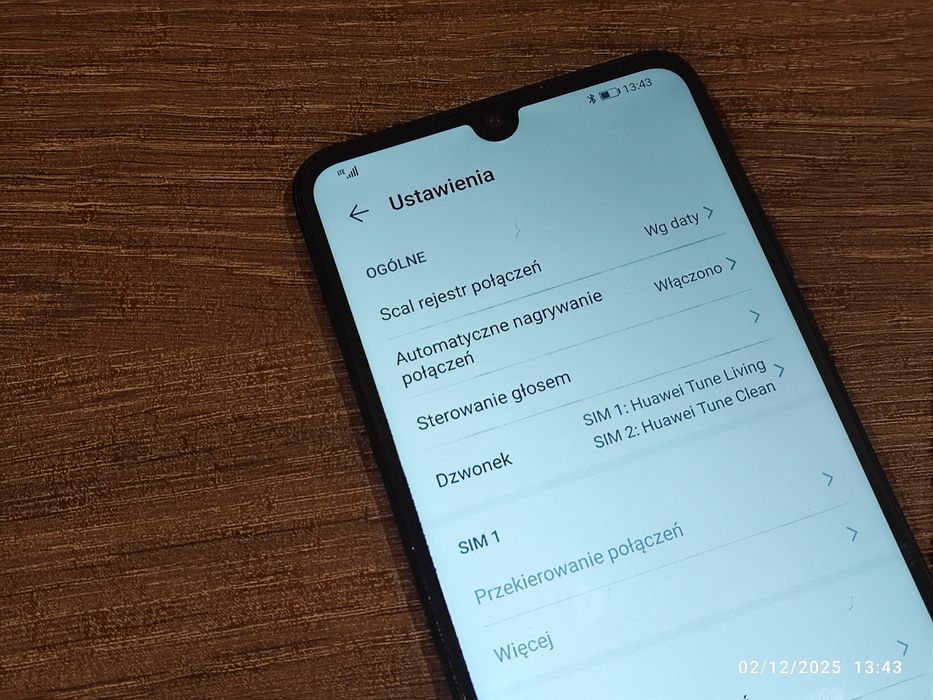 Nagrywanie Rozmów Huawei P30 Lite 4GB / 128GB