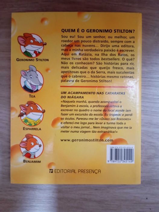 Um acampamento nas Cataratas do Niágara - Geronimo Stilton