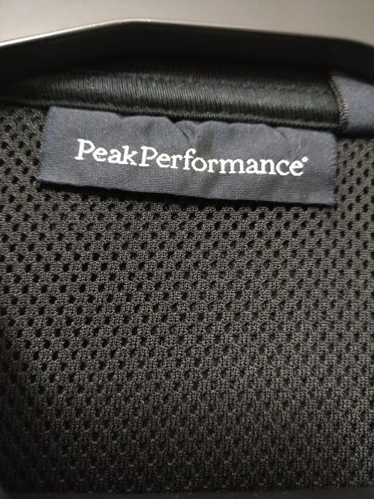 Czarna kurtka Peak Performance Lang Jacket bluza rozpinana L