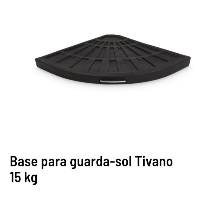 Base pedra guarda sol com base