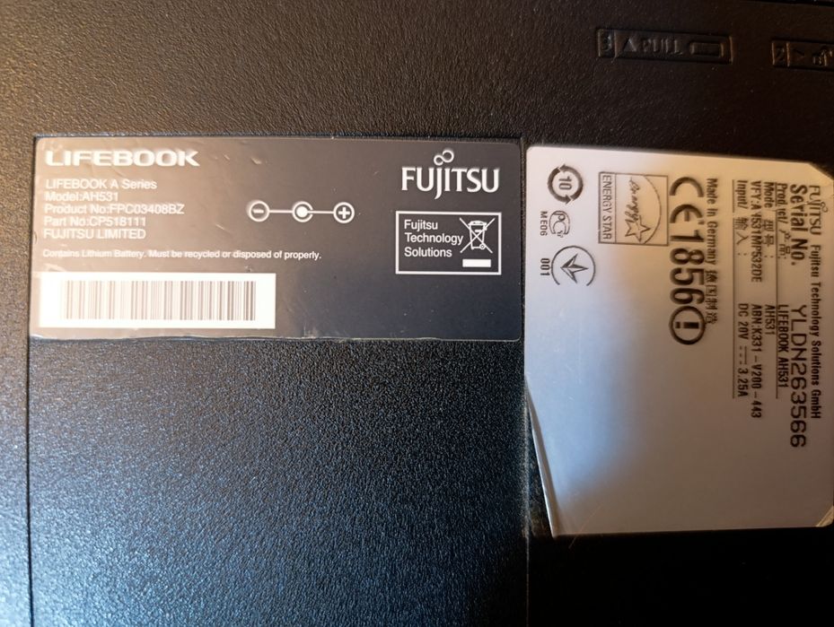 Fujitsu АN 531 . i5-2450м .4Гб