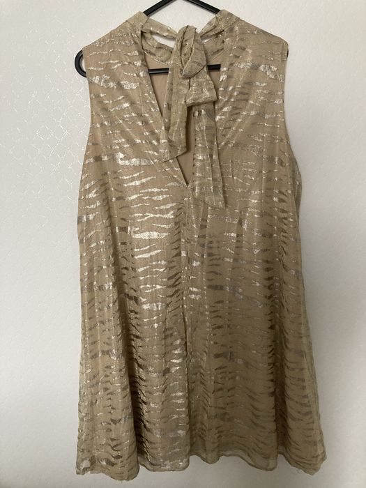 Zlota sukienka koktajlowa rozm.S/36