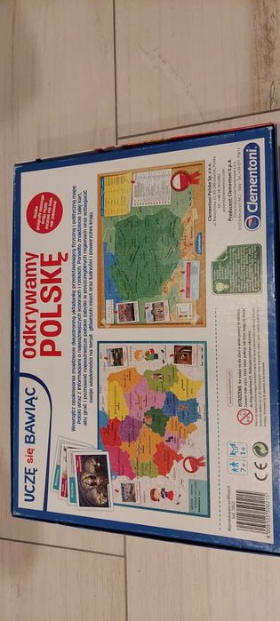 Puzzle Mapa Polski - Clementoni