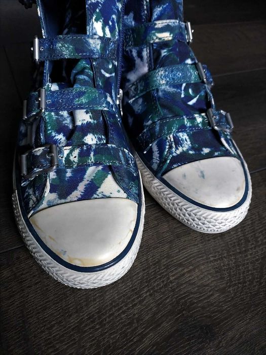 Trampki wysokie ASH 38 moro nowe