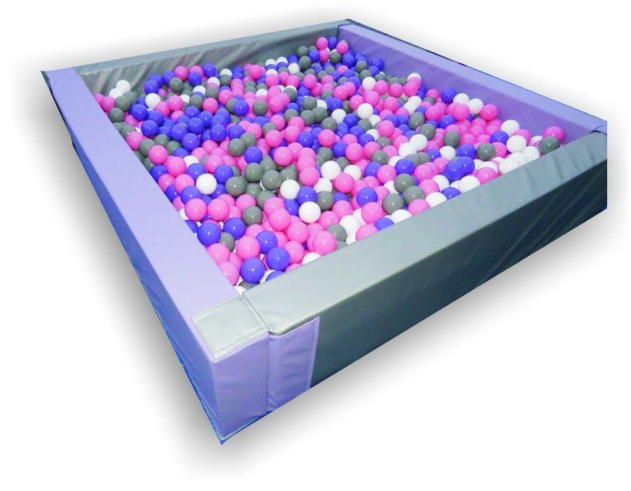 Suchy basen z piłkami kulkami rehabilitacyjny