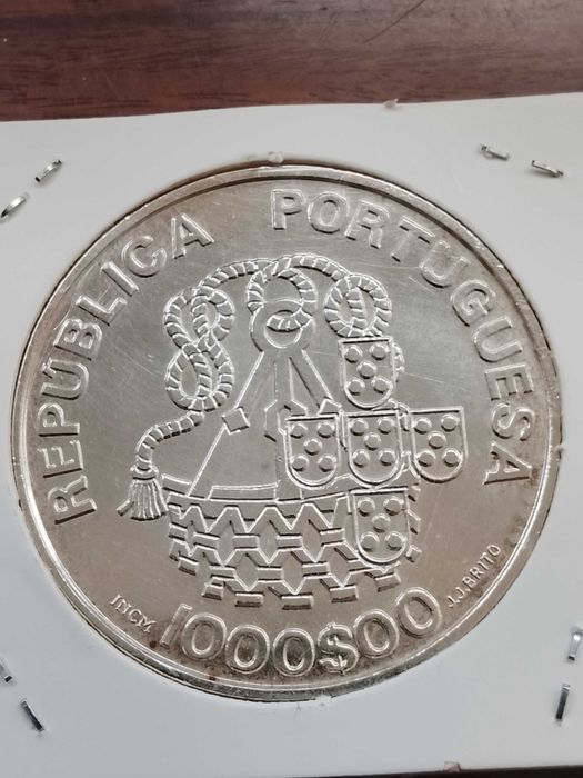 Moeda de 1000 escudos de 1998-Santa Casa da Misericórdia- em Prata