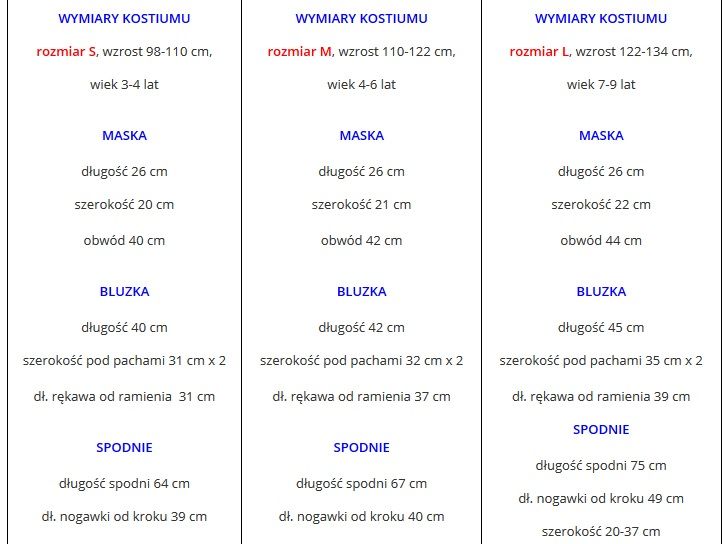 Strój kostium przebranie na bal urodziny prezent SPIDERMAN pająk S M L