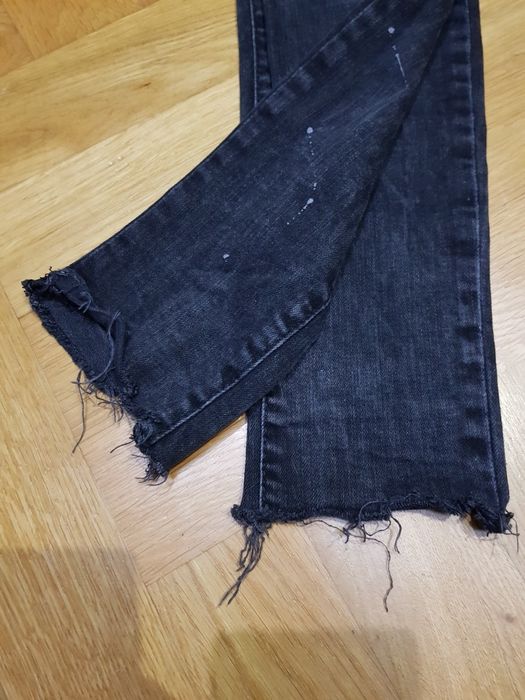 Czarne dżinsy z błyskiem