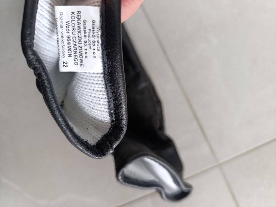 Rękawiczki zimowe 964/MON, Nowe