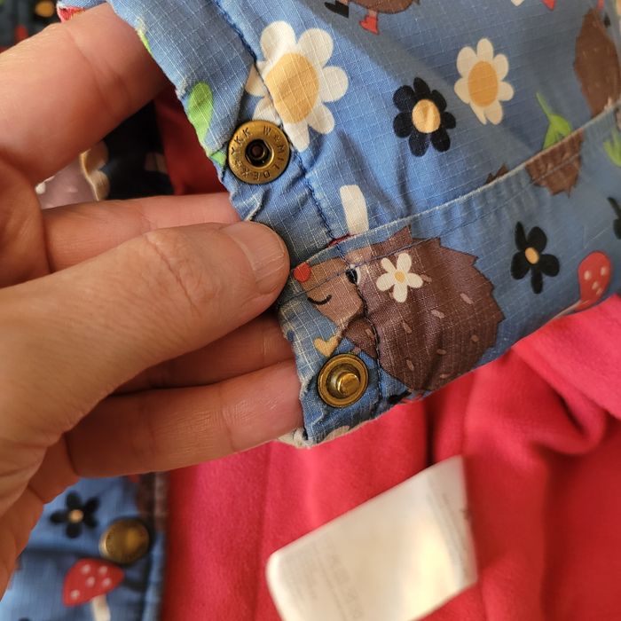 Демісезонна куртка Frugi на флісі, р. 90-98 (2-3 роки), з їжачками