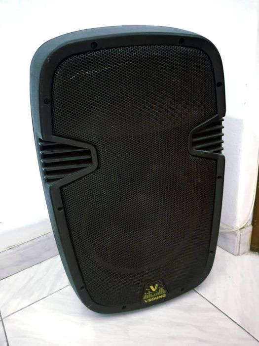 Coluna VSound 400W BT e FM