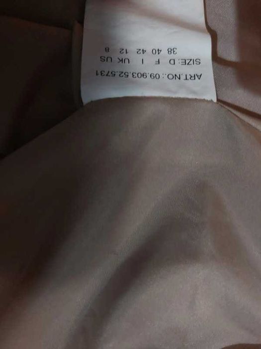 Czerwony płaszcz z paskiem Olivier